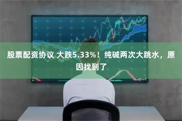 股票配资协议 大跌5.33%！纯碱两次大跳水，原因找到了