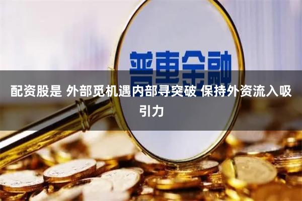 配资股是 外部觅机遇内部寻突破 保持外资流入吸引力