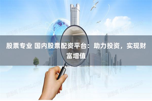 股票专业 国内股票配资平台:助力投资,实现财富增值